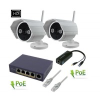 IP-KCAM628 - Videoüberwachungsset PoE