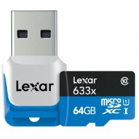 microSDHC UHS-I 64 GB 633x (Class 10) - Speicherkarte + Mini-USB 3.0-Stick