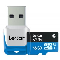 microSDHC UHS-I 16 GB 633x (Class 10) - Speicherkarte + Mini-USB 3.0-Stick